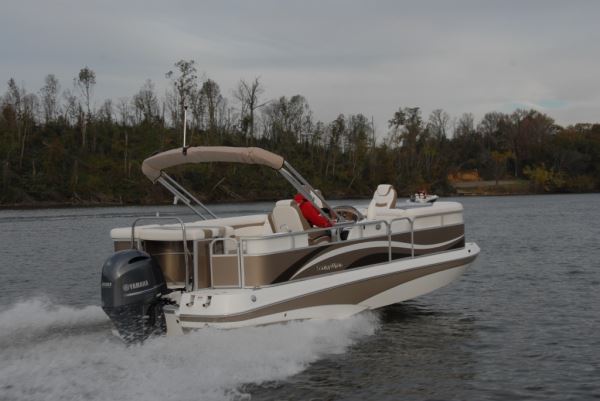  between a deck boat and pontoon get in your way this boating season