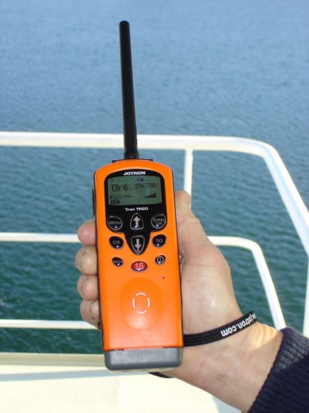 "Handheld Maritime VHF". Licensed under CC BY-SA 3.0 via Wikimedia Commons - https://commons.wikimedia.org/wiki/File:Handheld_Maritime_VHF.jpg#/media/File:Handheld_Maritime_VHF.jpg