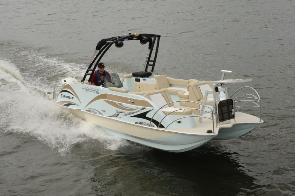 Caravelle Razor 258 Party Fish Pontoon &amp; Deck Boat Magazine