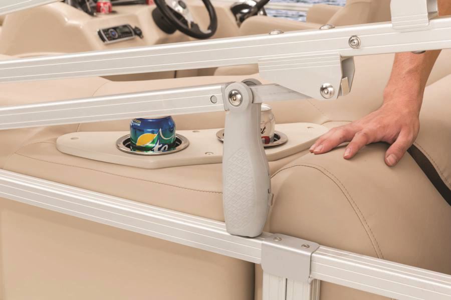 Give Your Bimini An Easy Lift Pontoon Deck Boat Magazine